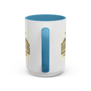 Yankee Stadium Illustration Accent Coffee Mug | Baseball Fan, Sports Collectible