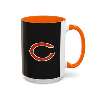 Chicago Bears Accent Coffee Mug — NFL Team Logo (11/15 oz)