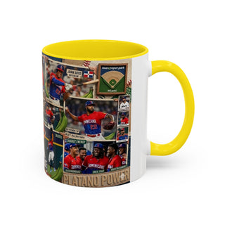 Dominican Baseball Classic Collage Mug | Accent Coffee Mug