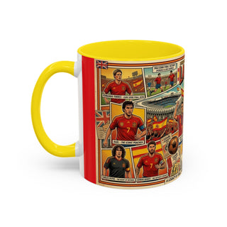 La Selección de España Soccer Legends Mug | Accent Coffee Mug 11oz or 15oz