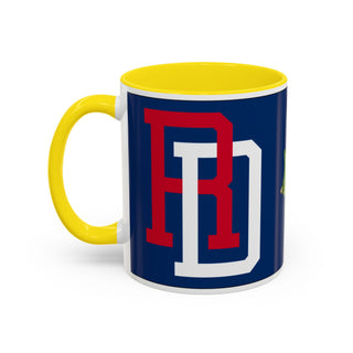 Platano Power Monogram Mug | Accent Coffee Mug | DR Baseball Logo Mug | Dominican Republic Logo Mug
