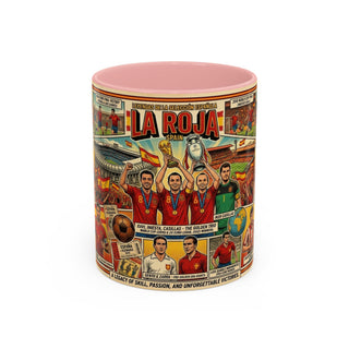La Selección de España Soccer Legends Mug | Accent Coffee Mug 11oz or 15oz