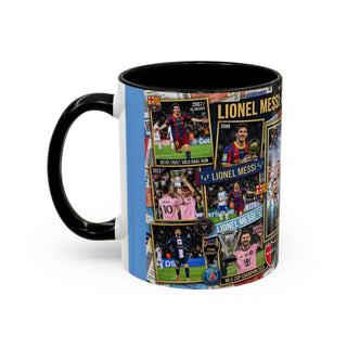 Lionel Messi Legendary Career Mug | World Cup Champion 2022 Accent Coffee Mug