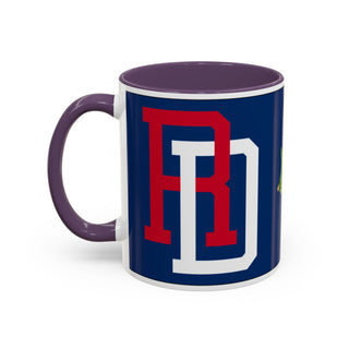 Platano Power Monogram Mug | Accent Coffee Mug | DR Baseball Logo Mug | Dominican Republic Logo Mug