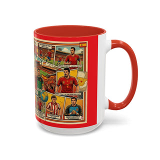 La Selección de España Soccer Legends Mug | Accent Coffee Mug 11oz or 15oz