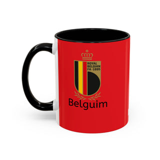 Belgium Crest Mug | Royal Belgian FA 1895 Accent Coffee Mug