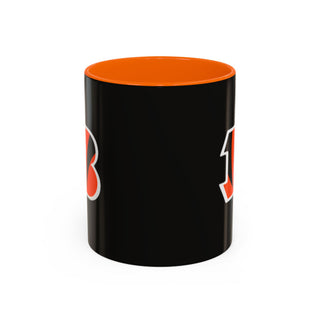 Cincinnati Bengals Black Accent Coffee Mug — Team Logo Fan Mug (11/15 oz)