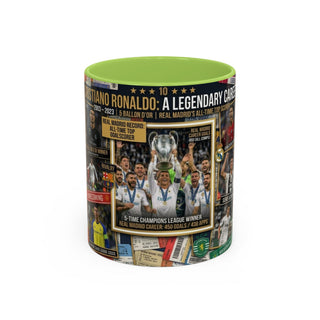 Cristiano Ronaldo Champions League Collage Mug | Coffee Cup