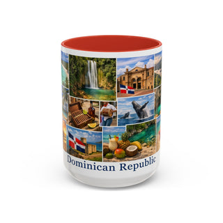 Dominican Republic Photo Collage Mug | Accent Coffee Mug