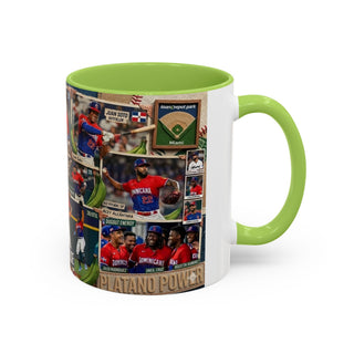 Dominican Baseball Classic Collage Mug | Accent Coffee Mug