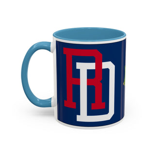 Platano Power Monogram Mug | Accent Coffee Mug | DR Baseball Logo Mug | Dominican Republic Logo Mug