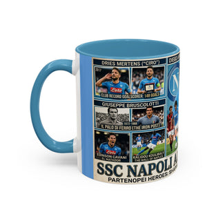 Napoli All-Time Legends Mug | Maradona Collage Coffee Mug