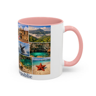 Dominican Republic Photo Collage Mug | Accent Coffee Mug