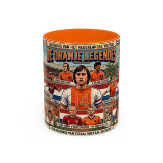 Oranje Legends Portrait Mug | Accent Coffee Mug