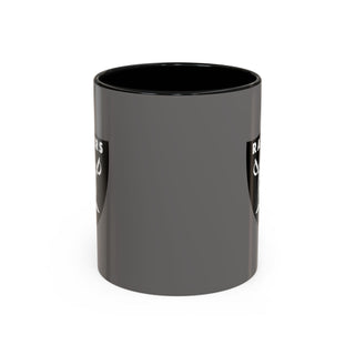 Las Vegas Raiders Logo Accent Coffee Mug — Team Logo Coffee Mug (11/15 oz)