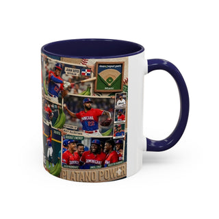 Dominican Baseball Classic Collage Mug | Accent Coffee Mug