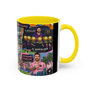 Messi Mugumentary Collage Mug | Accent Coffee Mug