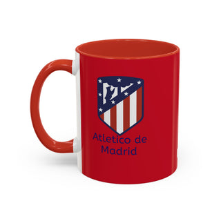 Atletico de Madrid Crest Mug | Accent Coffee Mug 11oz 15oz