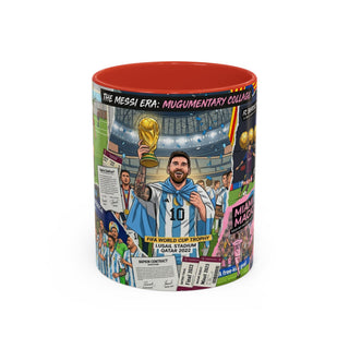 Messi Mugumentary Collage Mug | Accent Coffee Mug