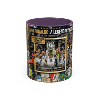 Cristiano Ronaldo Champions League Collage Mug | Coffee Cup