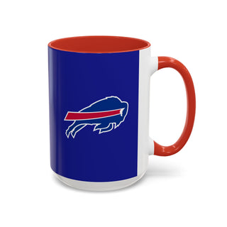Buffalo Bills Accent Coffee Mug — NFL Team Logo 11/15oz