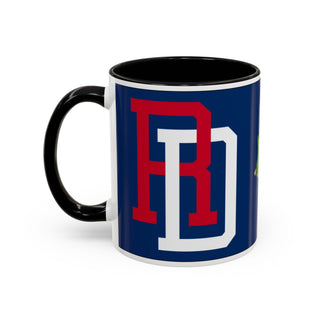 Platano Power Monogram Mug | Accent Coffee Mug | DR Baseball Logo Mug | Dominican Republic Logo Mug