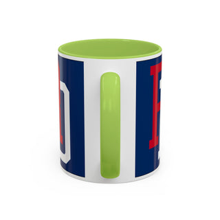 Platano Power Monogram Mug | Accent Coffee Mug | DR Baseball Logo Mug | Dominican Republic Logo Mug