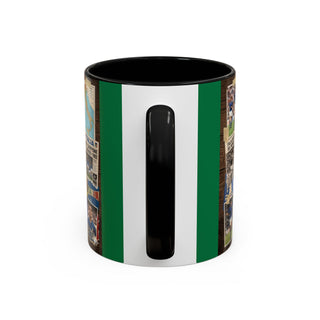 Azzurri Legends Italy Soccer Collage Accent Coffee Mug | Football Icons