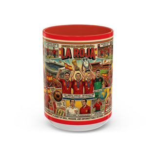 La Selección de España Soccer Legends Mug | Accent Coffee Mug 11oz or 15oz