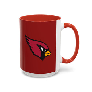 Arizona Cardinals Logo Accent Coffee Mug – Red Team Coffee Cup (11/15oz)