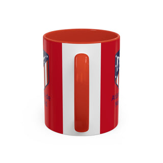 Atletico de Madrid Crest Mug | Accent Coffee Mug 11oz 15oz