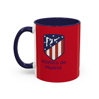 Atletico de Madrid Crest Mug | Accent Coffee Mug 11oz 15oz
