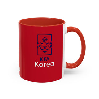 Korea Football Logo Coffee Mug | Accent Color 11oz 15oz