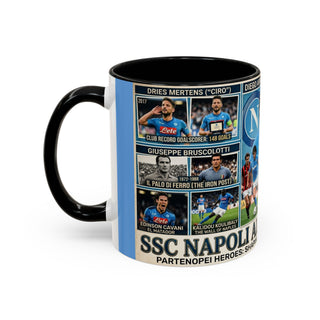 Napoli All-Time Legends Mug | Maradona Collage Coffee Mug