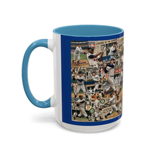Baseball Legends Collage Mug | Accent Coffee Mug 11oz 15oz