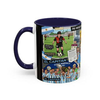 Messi Mugumentary Collage Mug | Accent Coffee Mug
