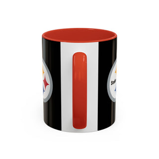 Pittsburgh Steelers Accent Coffee Mug — NFL Team Logo Ceramic (11/15oz)