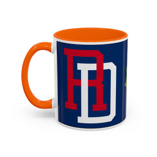 Platano Power Monogram Mug | Accent Coffee Mug | DR Baseball Logo Mug | Dominican Republic Logo Mug