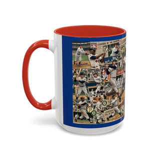 Baseball Legends Collage Mug | Accent Coffee Mug 11oz 15oz