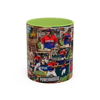 Dominican Baseball Classic Collage Mug | Accent Coffee Mug