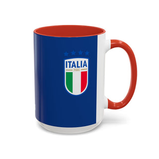 Italia Crest Mug | Accent Coffee Football Mug
