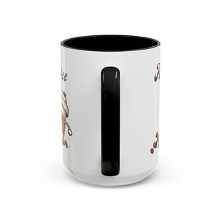 Cheerful Coffee Mug - Perfect for Coffee Lovers, First Cup Celebration, Gift for Friends and Family, Fun Kitchen Decor, Unique Drinkware
