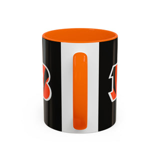 Cincinnati Bengals Black Accent Coffee Mug — Team Logo Fan Mug (11/15 oz)