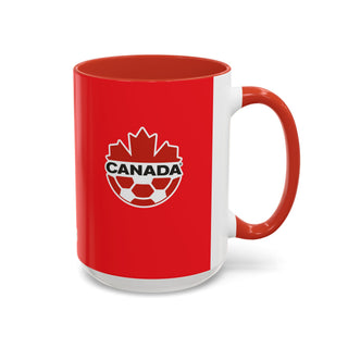 Canada Soccer Logo Mug | Accent Coffee Mug 11oz 15oz