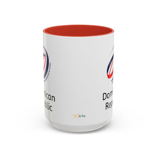 Dominican Republic Football Logo Mug | Accent Coffee Mug 11oz 15oz