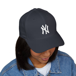 New York Yankees Logo Cap | Embroidered Closed-Back Structured Cap