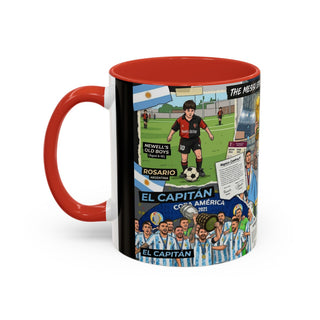 Messi Mugumentary Collage Mug | Accent Coffee Mug