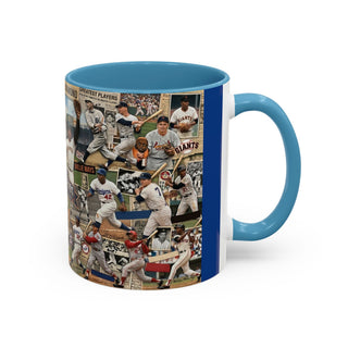 Baseball Legends Collage Mug | Accent Coffee Mug 11oz 15oz