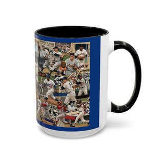 Baseball Legends Collage Mug | Accent Coffee Mug 11oz 15oz
