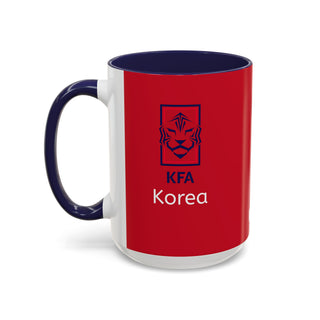 Korea Football Logo Coffee Mug | Accent Color 11oz 15oz